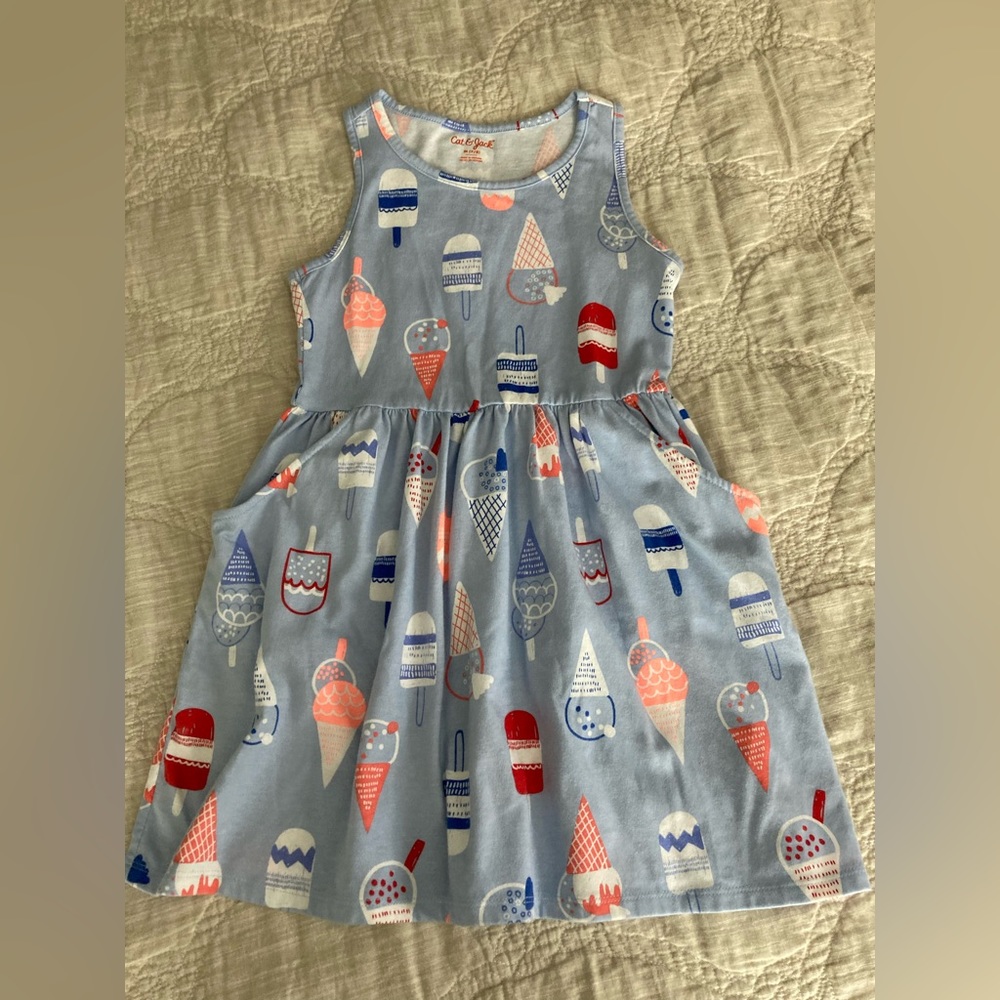 Girls Cat & Jack sundress, size M (7/8)